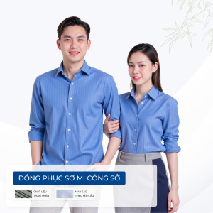 Áo sơ mi đồng phục công sở dài tay – W309